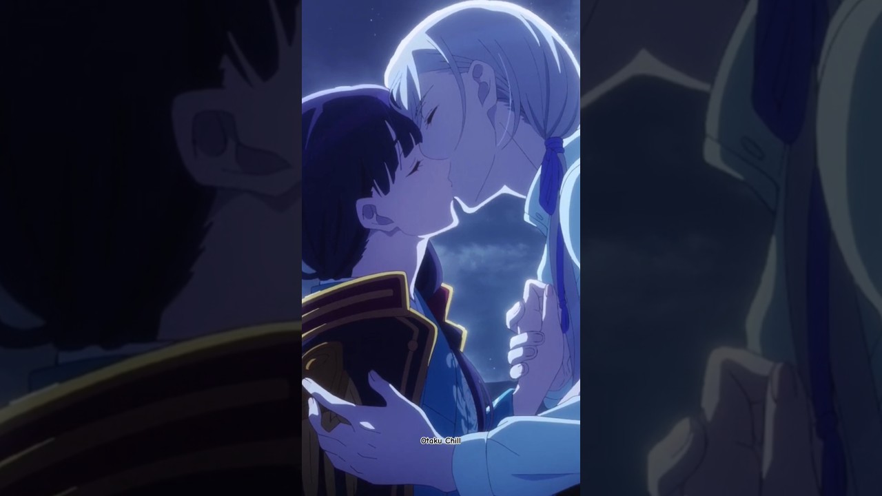 "There Frist kiss 😘😍" Miyo and Kiyoka Kudou ❤ -[ My Happy Marriage season 2 ep 3 ]