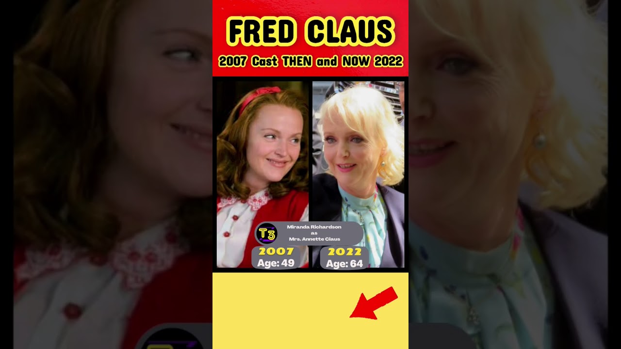 FRED CLAUS (2007 Cast) Then and Now 15 Years After