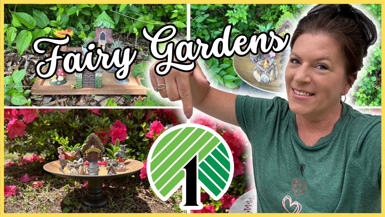 Dollar Fairy Garden Ideas/Easy Fairy Garden DIYs