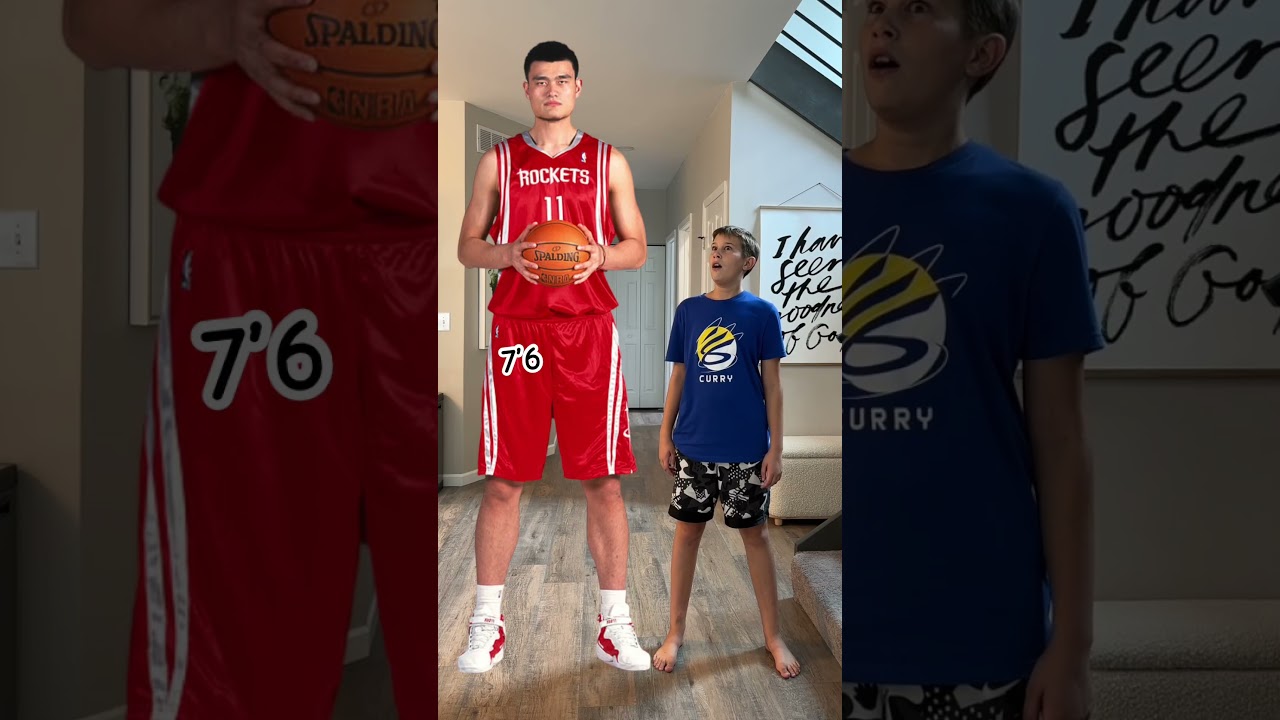 How tall is Yao Ming #tall #tallfamily