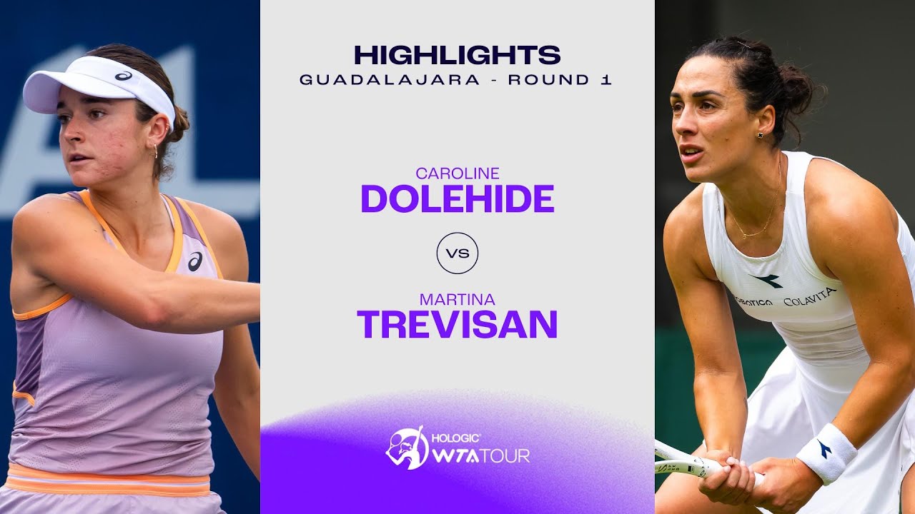 Caroline Dolehide vs. Martina Trevisan | 2024 Guadalajara Round 1 | WTA Match Highlights