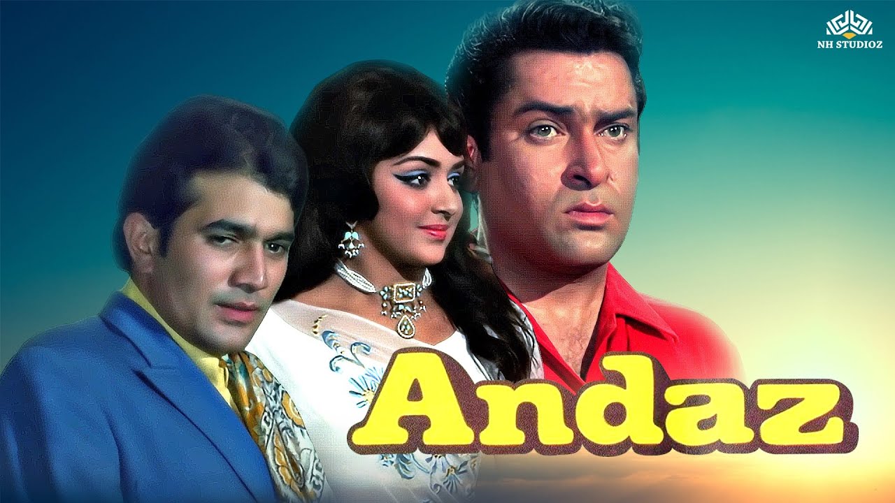Andaz (1971)| Shammi Kapoor, Rajesh Khanna, Hema Malini, Simi Garewal | Full Hindi Movie