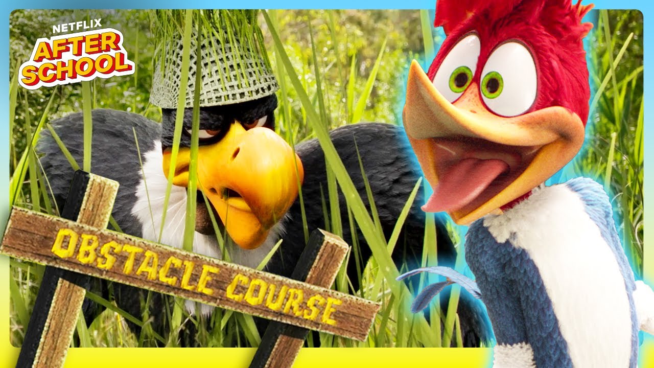 Camp Woo Hoo's WILD Obstacle Course! ⛺️ Woody Woodpecker Goes to Camp | Netflix Family