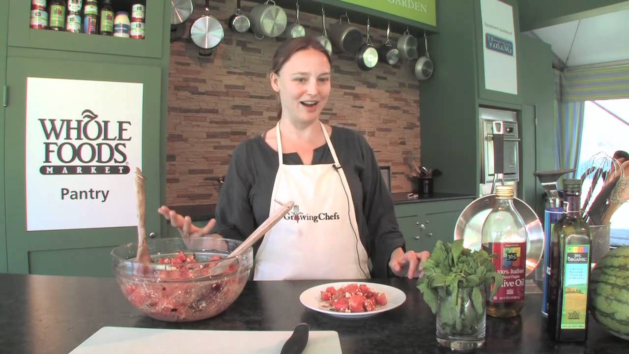 Cooking Demos at The Conservatory Kitchen - Watermelon and Feta Salad