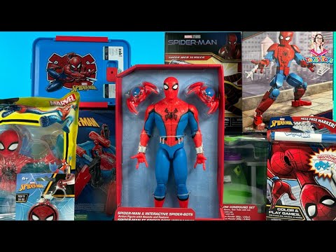 Marvel Spiderman Toy Collection Unboxing Review l Crawl 'N Blast Spider