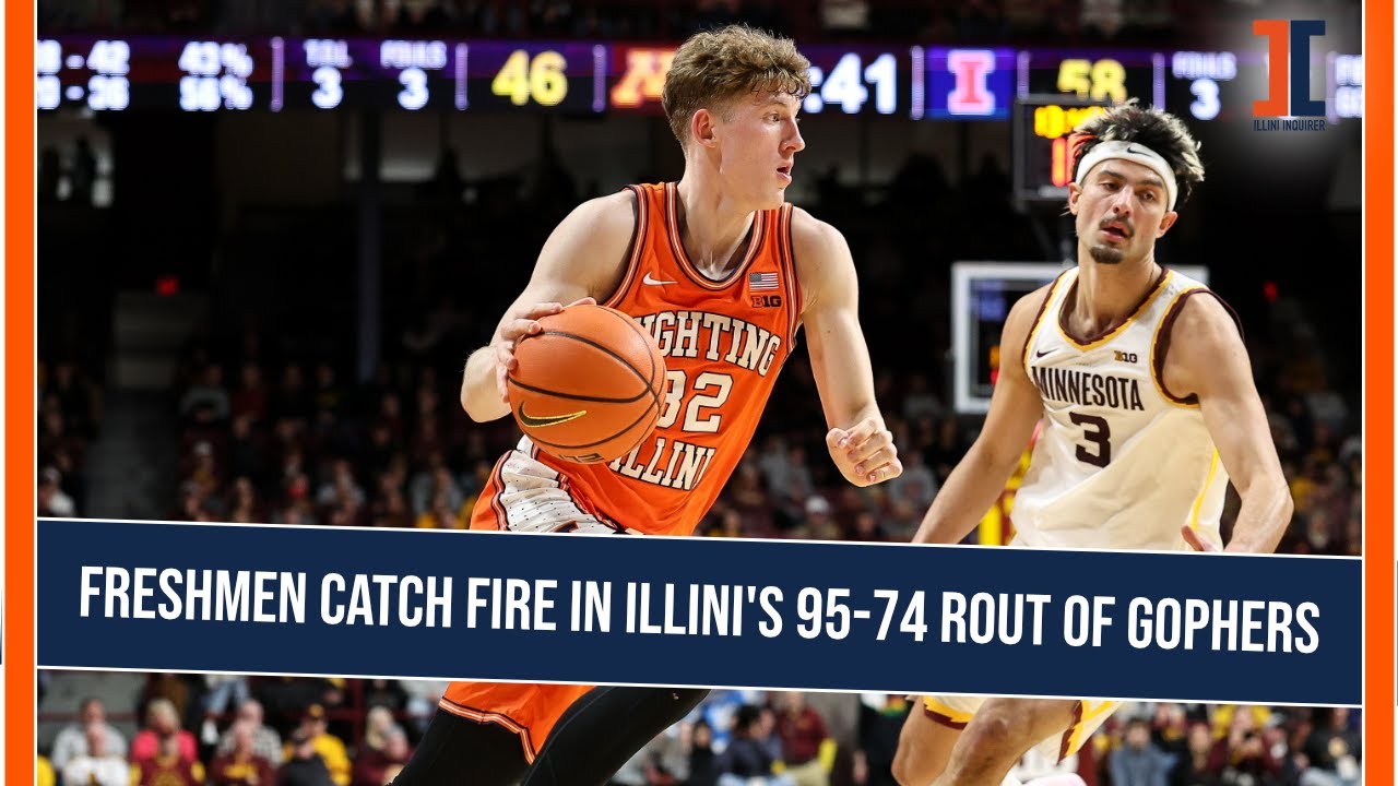 Freshmen catch fire in Illini's 95-74 rout of Minnesota | Illini Inquirer Podcast