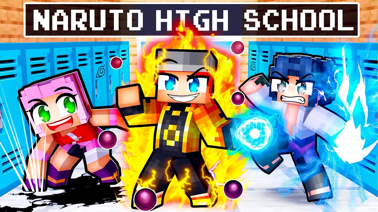 Gara Goes to NARUTO SCHOOL in Minecraft!