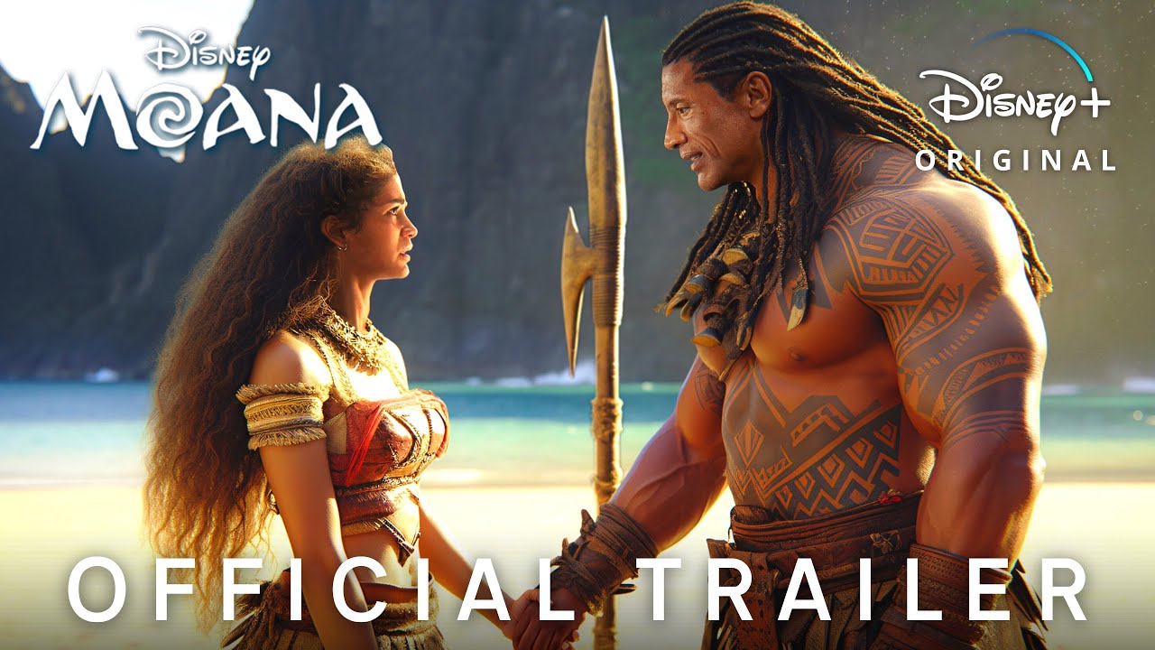 MOANA Live Action – The Trailer (2024) Dwayne Johnson, Zendaya | Disney+