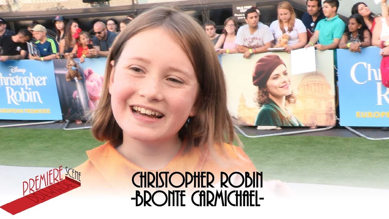 Christopher Robin - European Premiere interview - Bronte Carmichael