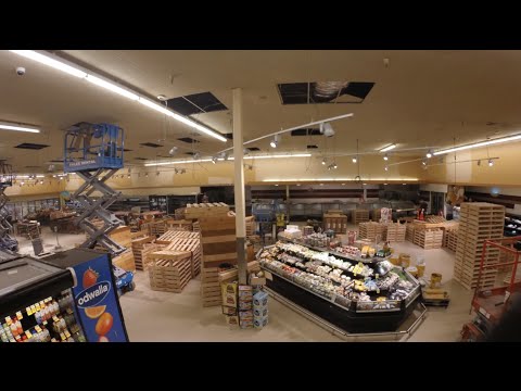 Converting to a Haggen Northwest Fresh - Full Time Lapse of Puyallup Store