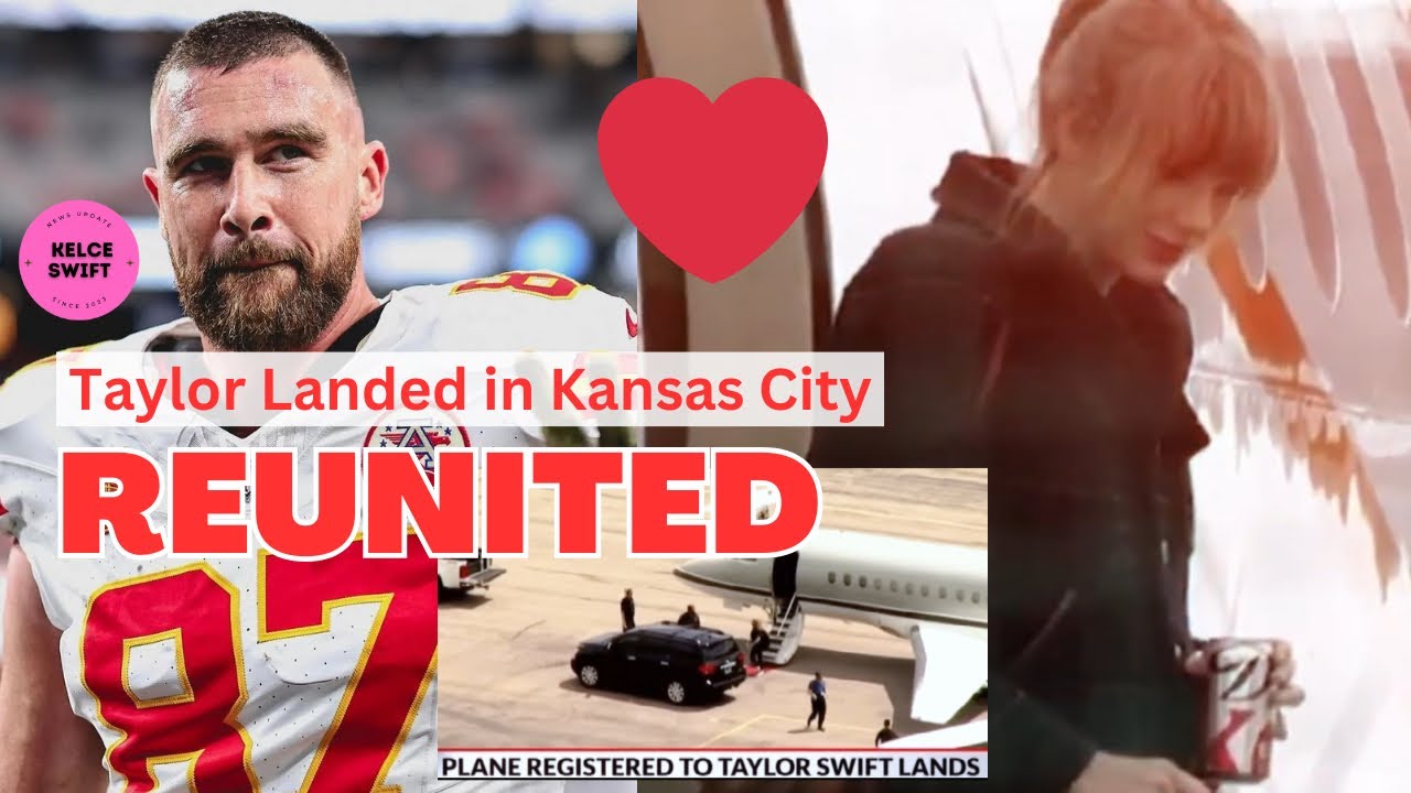 Taylor Swift’s private jet LANDS in Kansas City to see her boyfriend Travis Kelce after Eras Tour
