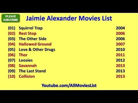 Jaimie Alexander Movies List
