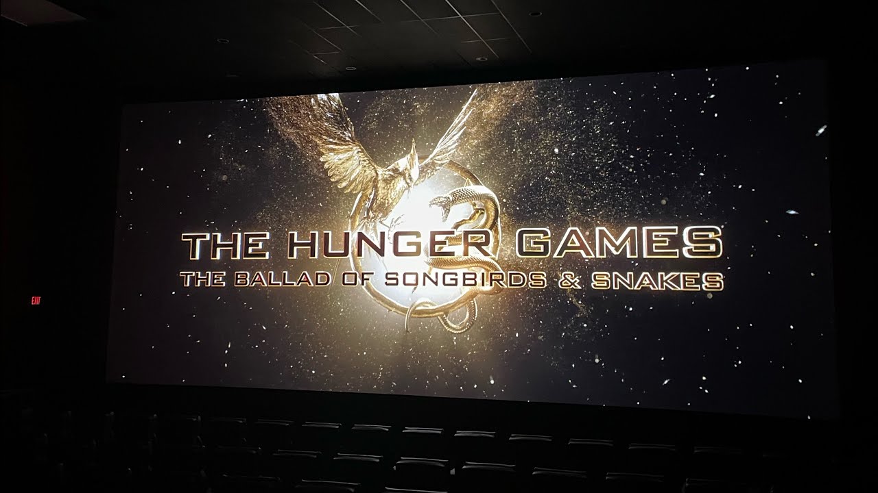 Went to go see the new hunger games with Morgan and Abby at MJR in Chesterfield