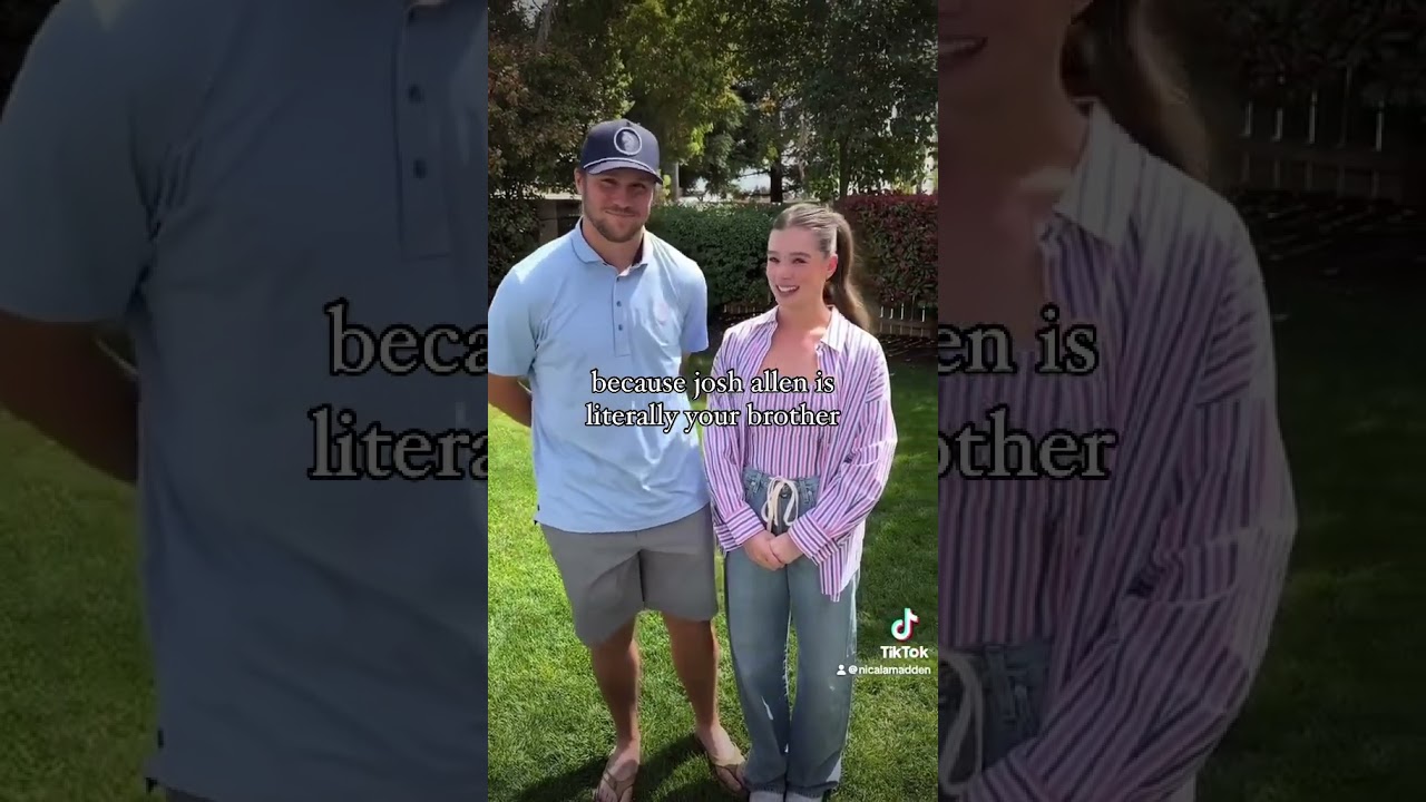 Josh Allen and Hailee Steinfeld at a Family Function #shorts