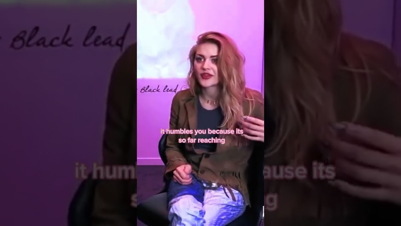 Frances Bean Cobain, Talks with Her Father Kurt Cobain #shorts