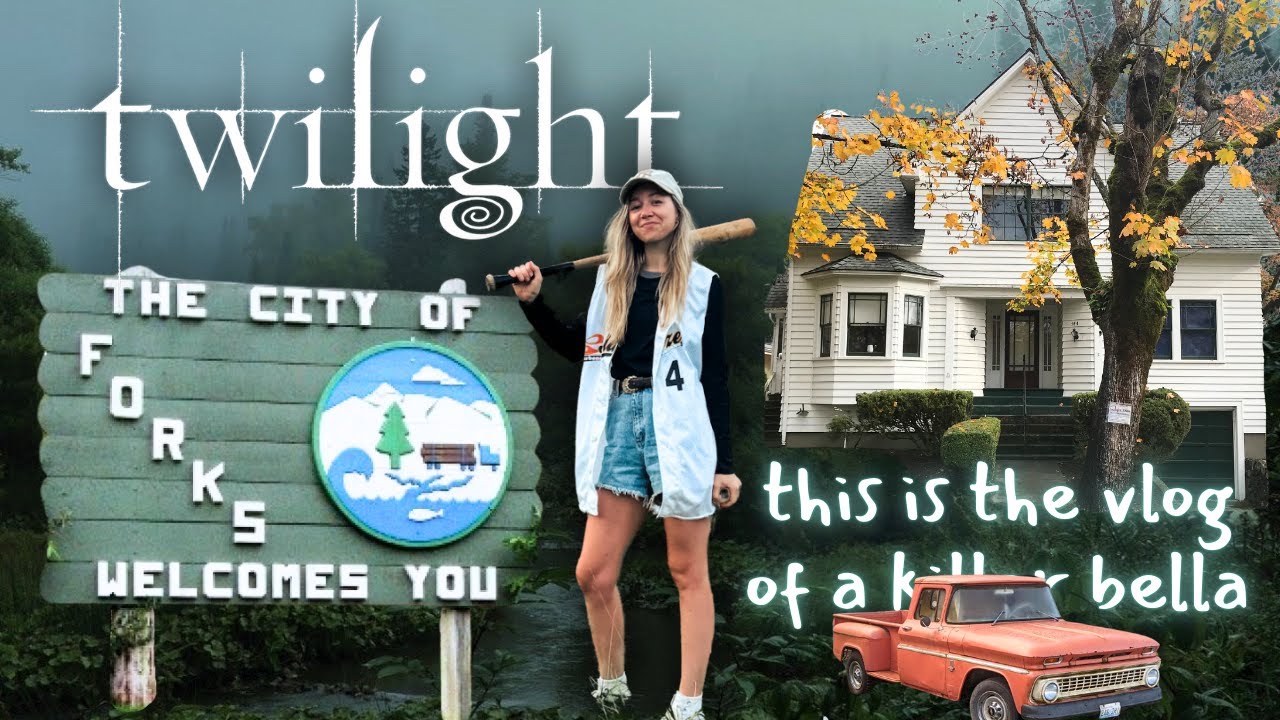 VISITING TWILIGHT MOVIE LOCATIONS 🌲✨⚾️ Forks Washington vlog