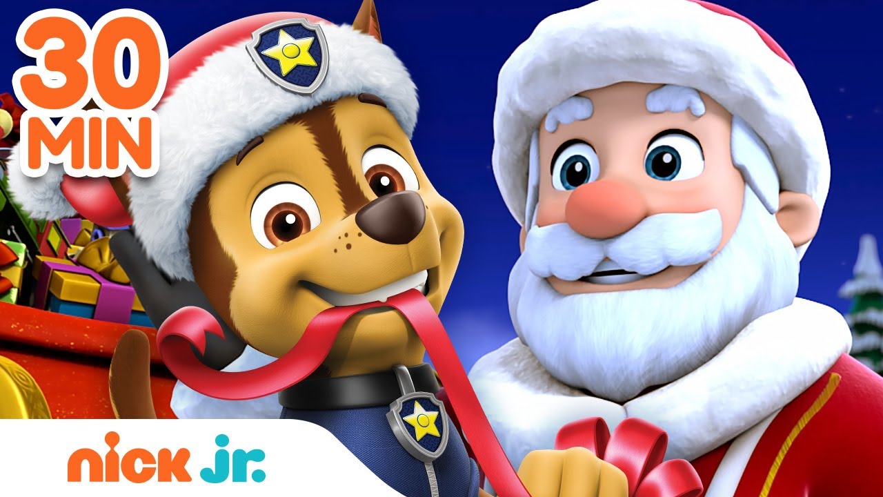 PAW Patrol Pups Save Christmas! 🎁 w/ Rocky, Rubble & Marshall | Nick Jr.