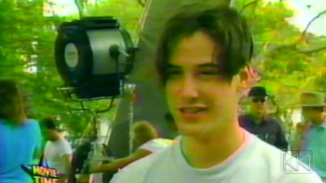 Keanu Reeves and Martha Plimpton- Parenthood (Behind the Scenes) Movie Time 1989