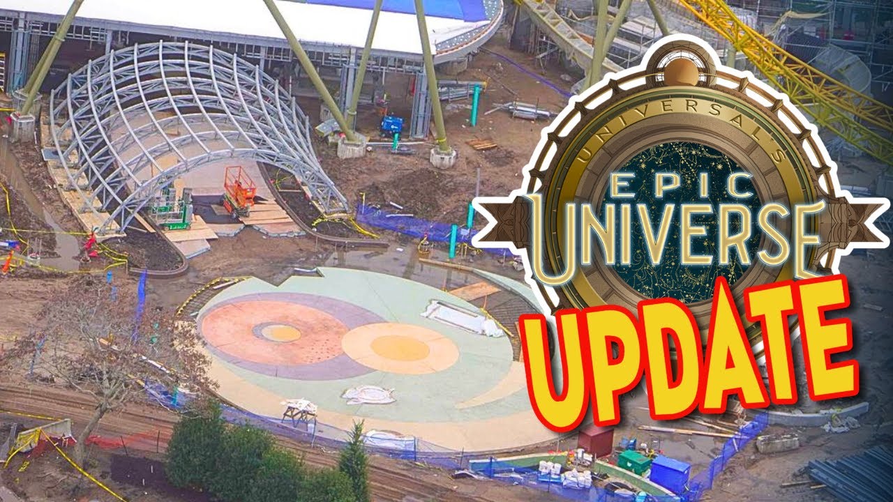 Epic Universe Construction Update | Multiple Land Beacons Installed | More Ride Testing