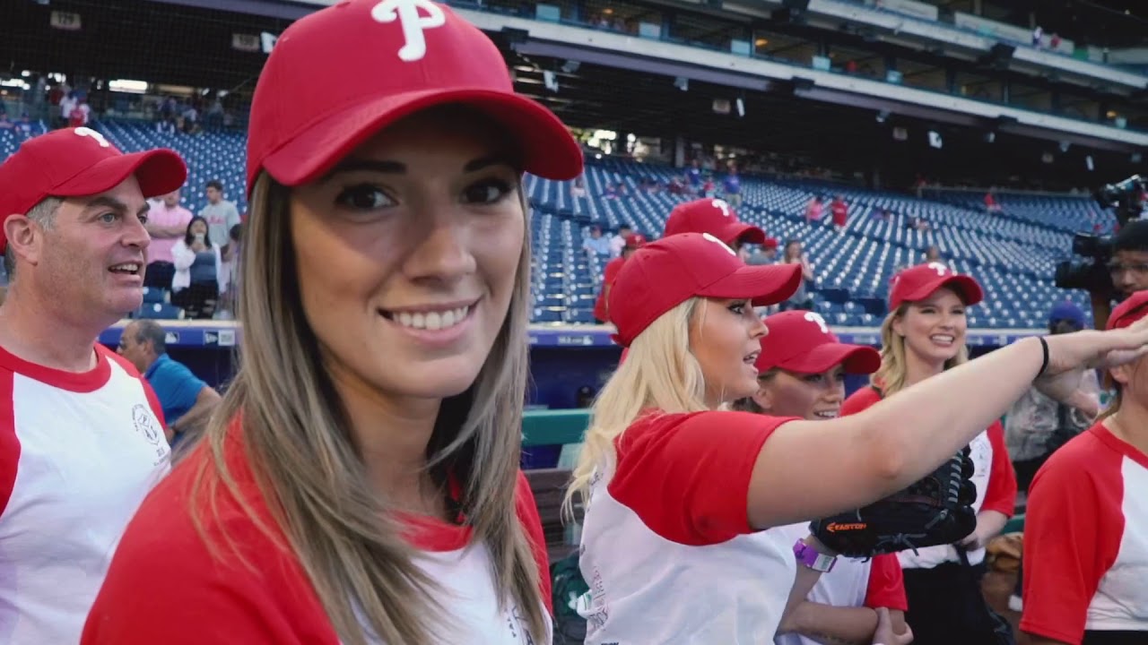 Taryn Hatcher takes on the 41st Annual PAL softball game