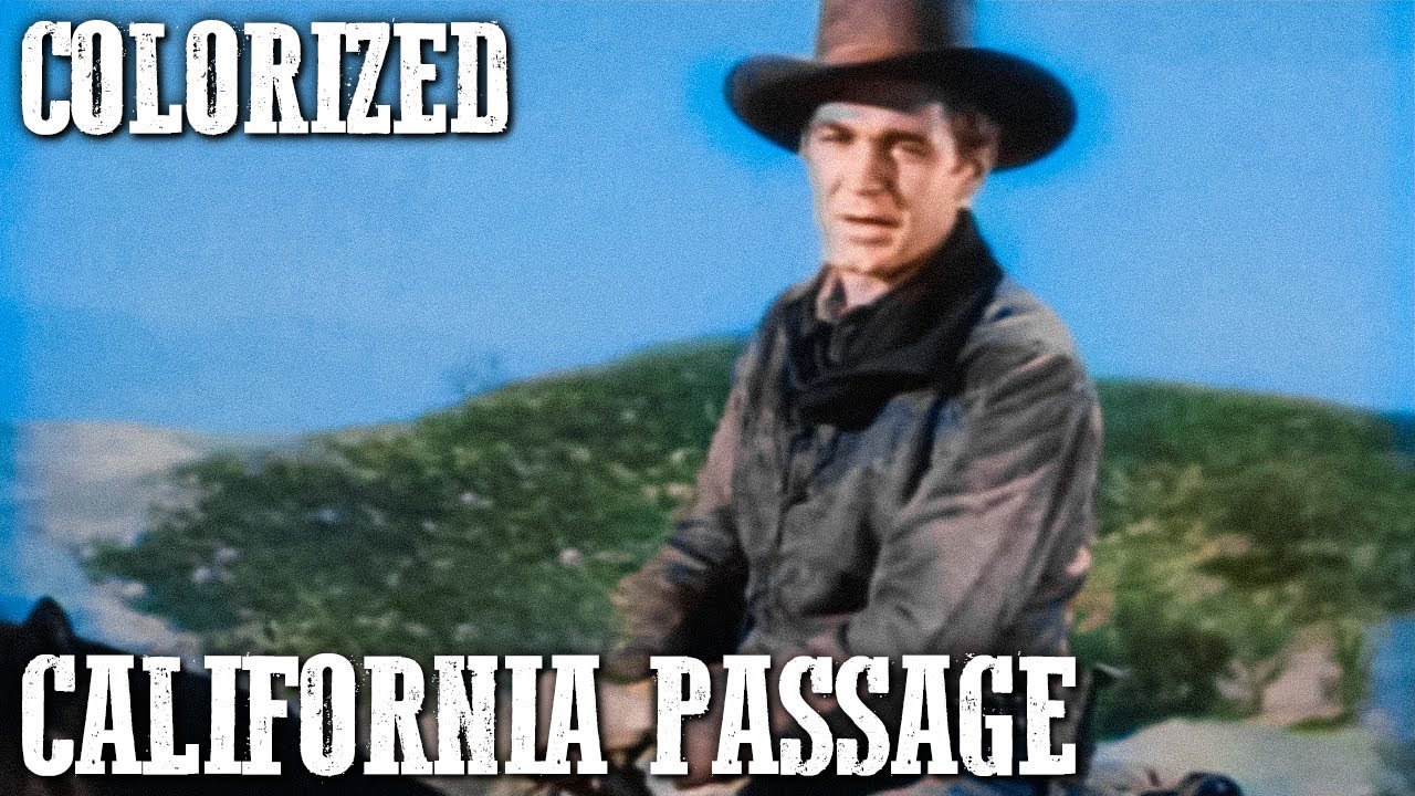 California Passage | COLORIZED | Forrest Tucker | Western Movie in Full Length