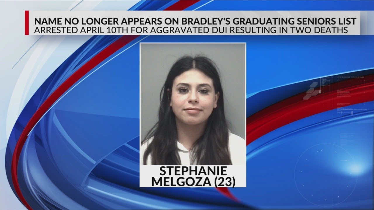Melgoza no longer appears on Bradley's graduating senior's list