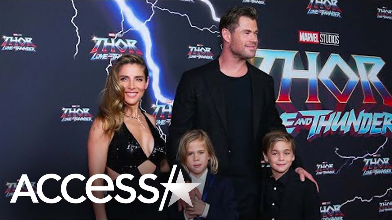 Chris Hemsworth & Elsa Pataky's Twins Join ‘Thor’ Premiere Red Carpet
