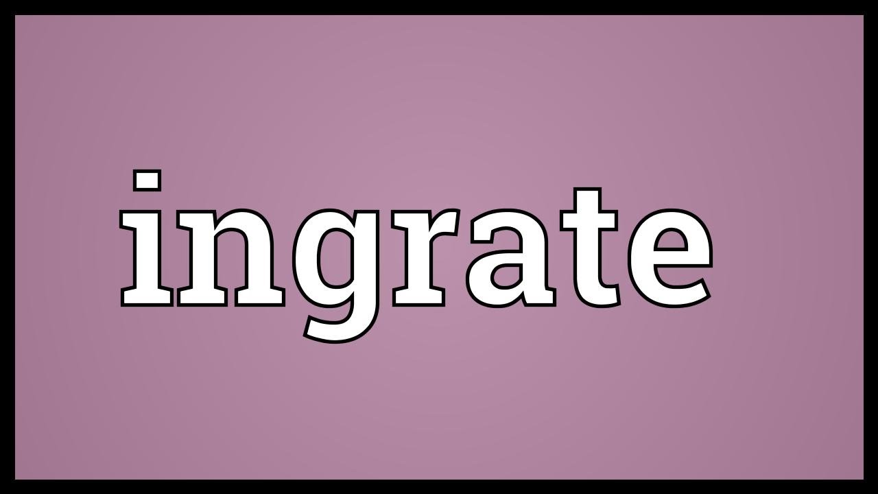 Ingrate Meaning