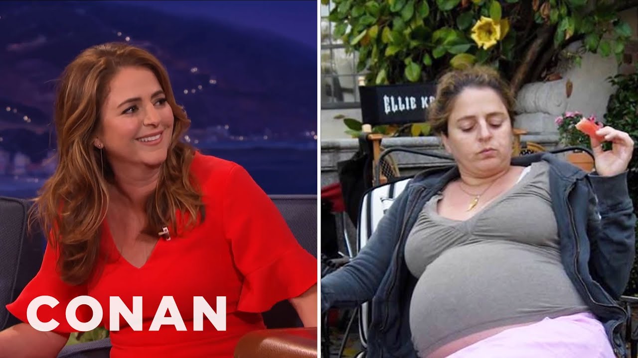 Annie Mumolo Was Enormously Pregnant During “Bridesmaids” | CONAN on TBS