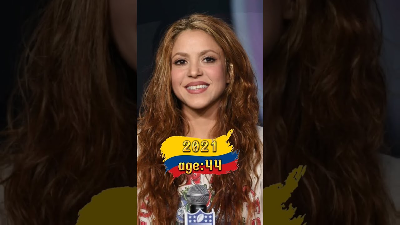 Shakira Through the Years 2000-2022 #shorts #howShakirachanged #shakira