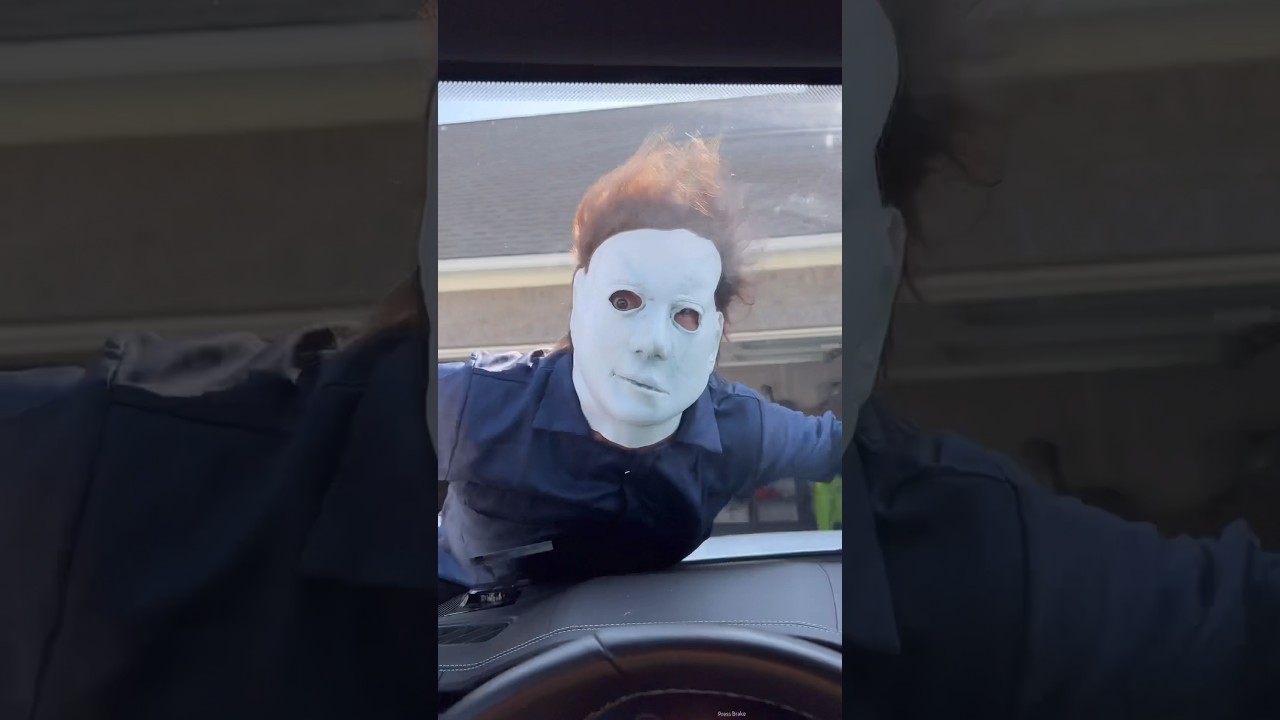 MICHAEL MYERS STOLE MY CAR #shorts