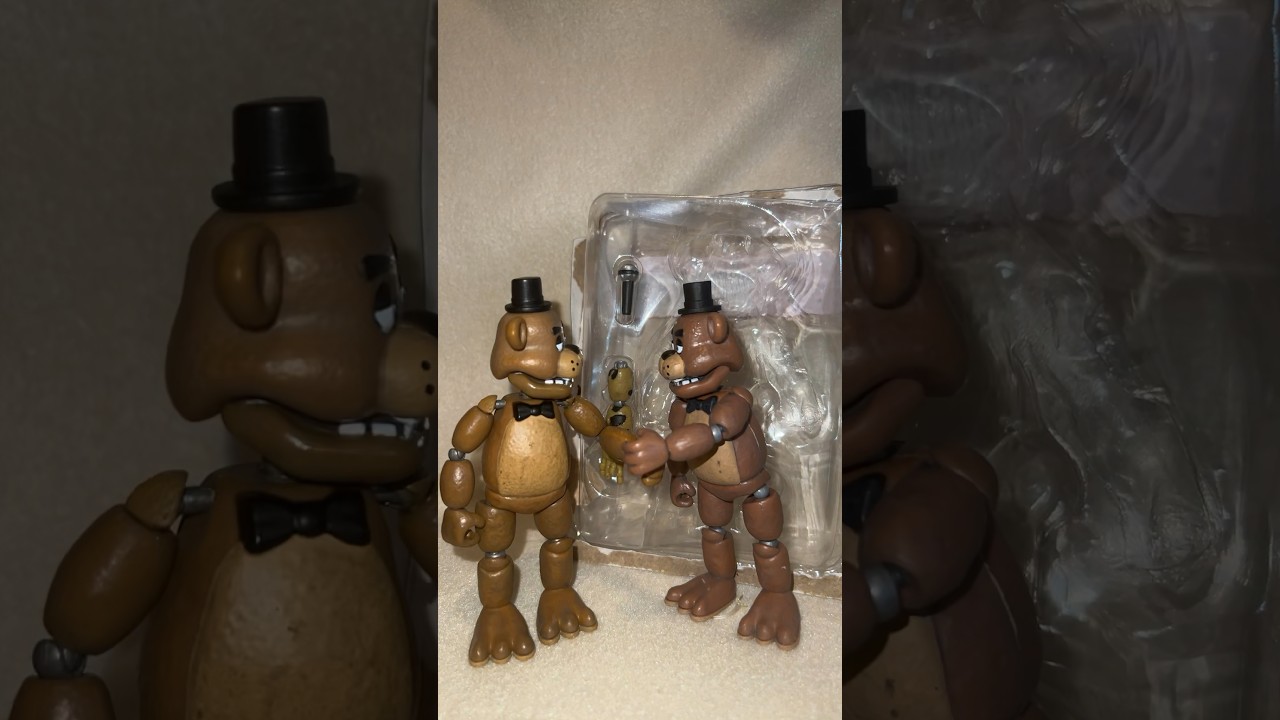 FNAF Freddy UNBOXING official FUNKO Re-release FREDDY figure STOP MOTION Animation #fnaf #stopmotion
