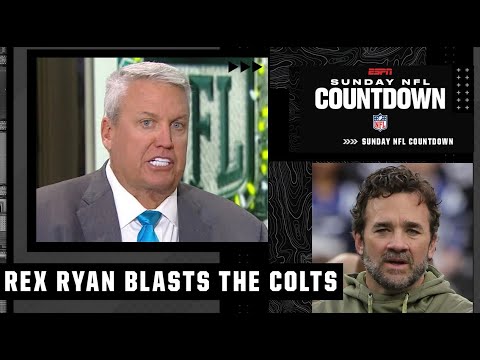 Rex Ryan didn't hold back on Jeff Saturday and the Colts after their historic loss 😳