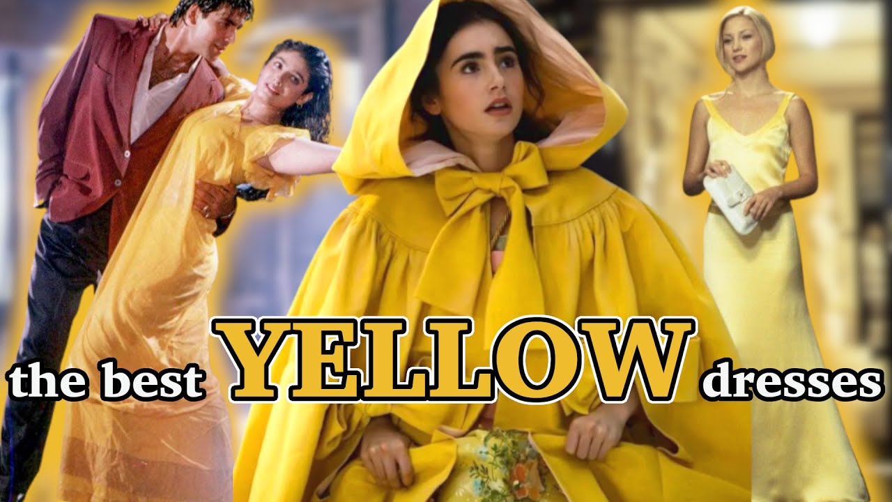 15 of the best yellow dresses in cinematic history 💛🌙🍋