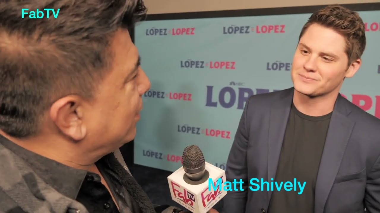 Exclusive interview with actor Matt Shively from the "Lopez vs.Lopez"show.