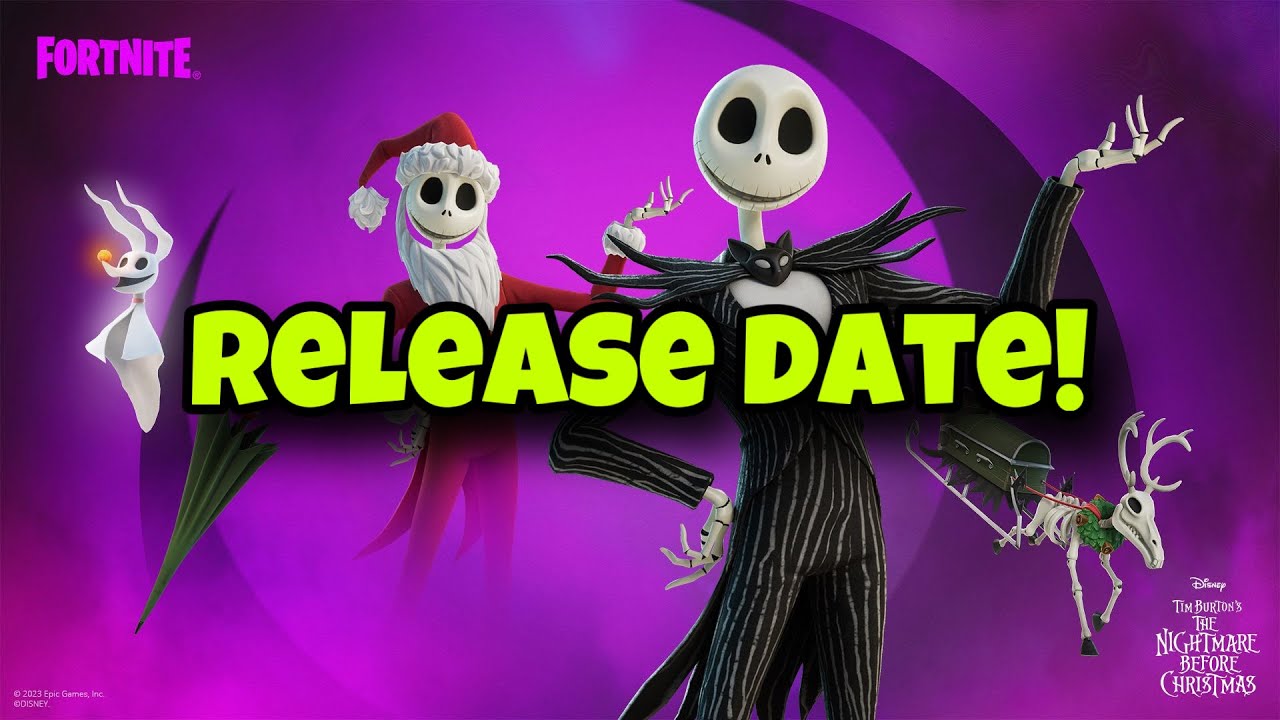 Fortnite Jack Skellington Skin Release Date!