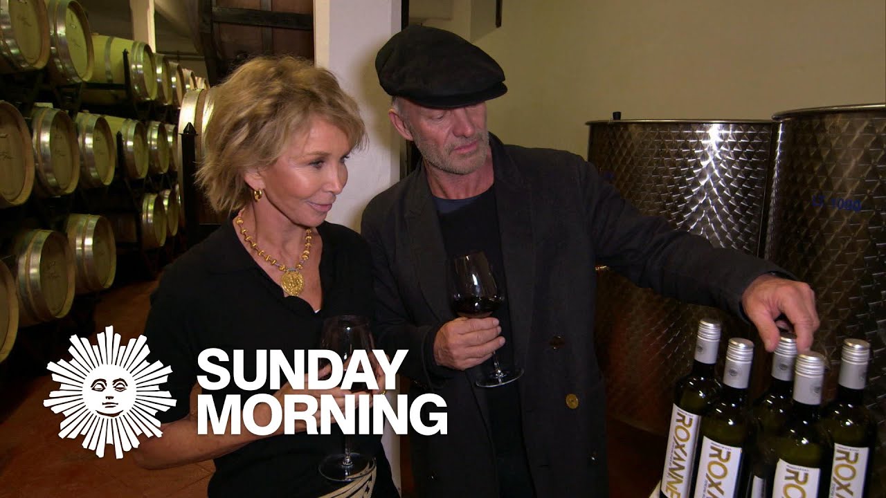 Sting and Trudie Styler, at home in Tuscany