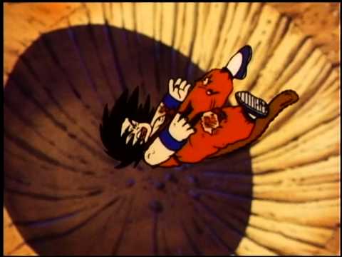 Yajirobe saving Goku