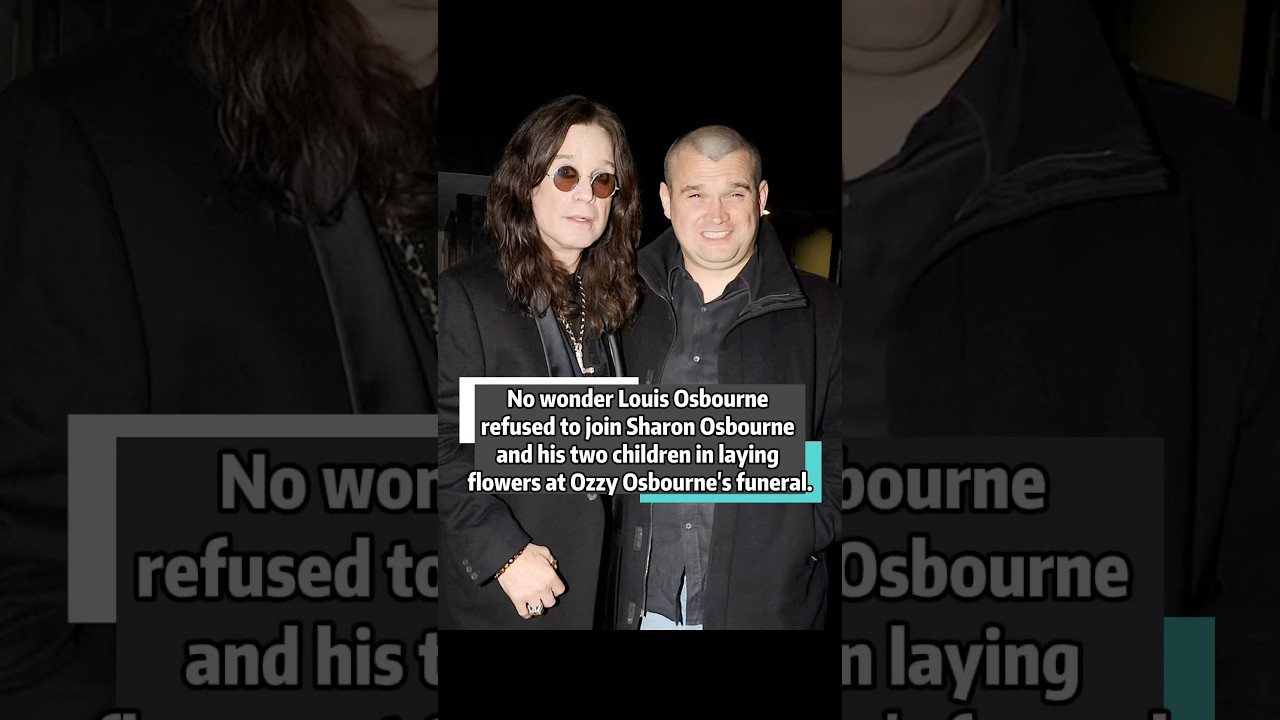 No wonder Louis Osbourne refused to join Sharon Osbourne and his two children