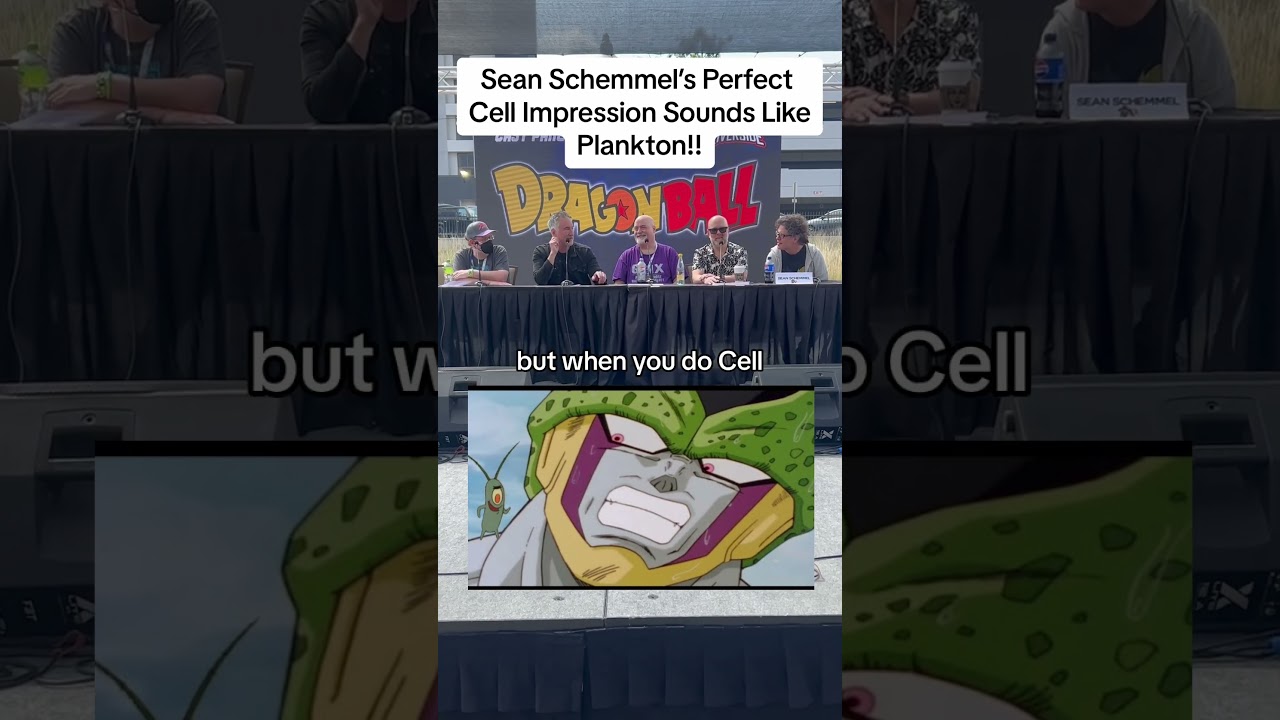 Sean Schemmel’s Perfect Cell Impression Sounds Like Plankton #Shorts
