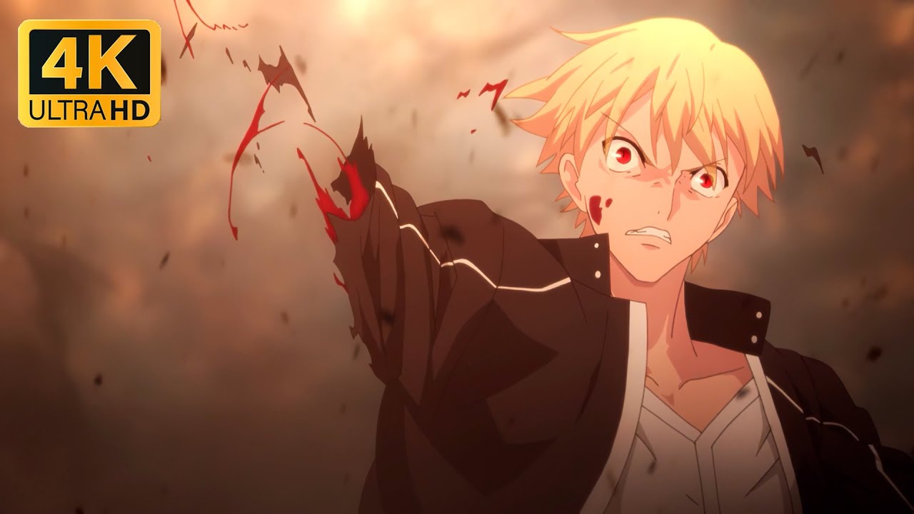 Gilgamesh vs Shirou [4K 60FPS] | Fate/Stay Night: Unlimited Blade Works