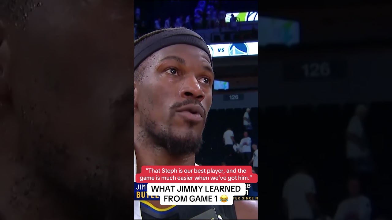 Jimmy kept it real with Lauren Jbara after the Warriors’ Game 1 win 😆