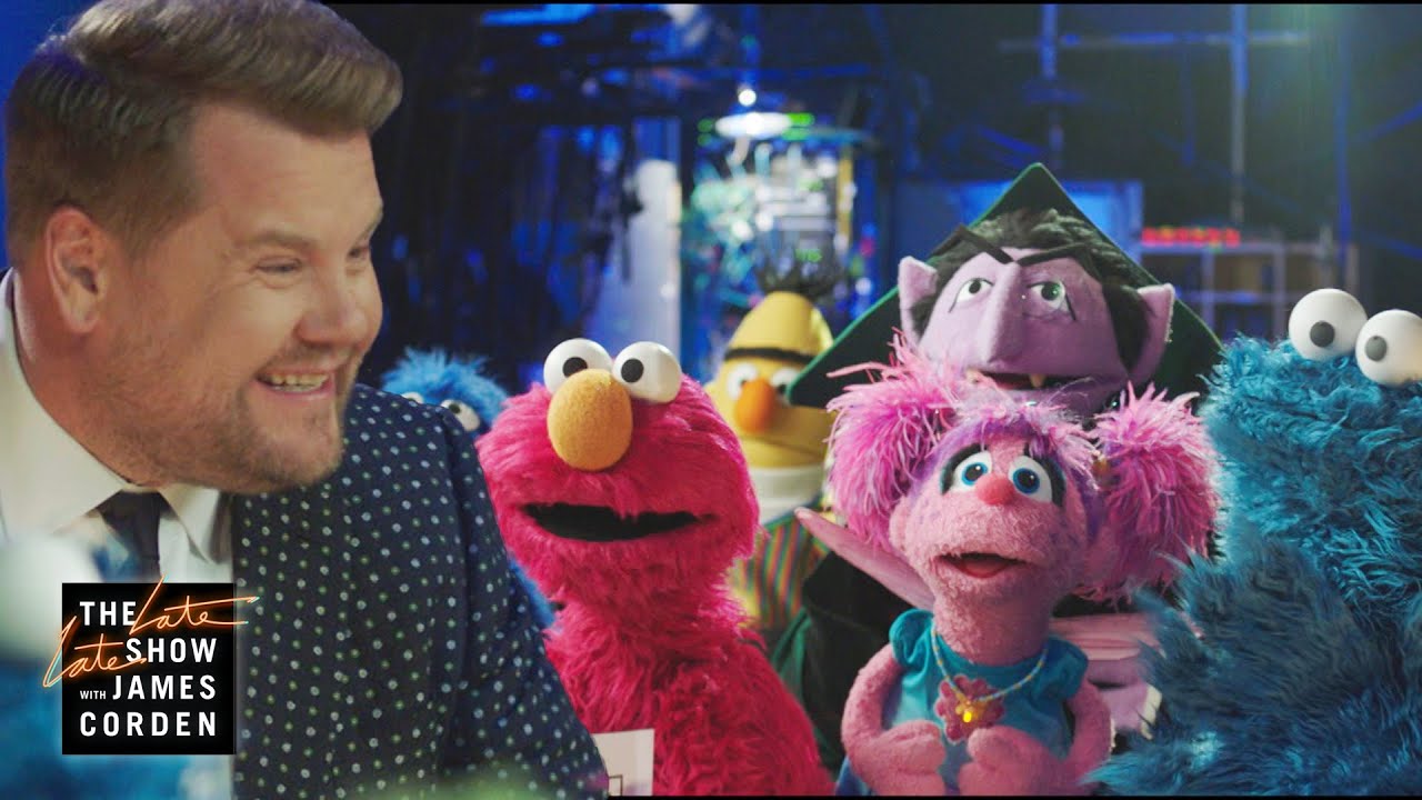 Sesame Street Cast Crashes The Late Late Show (Cold Open)