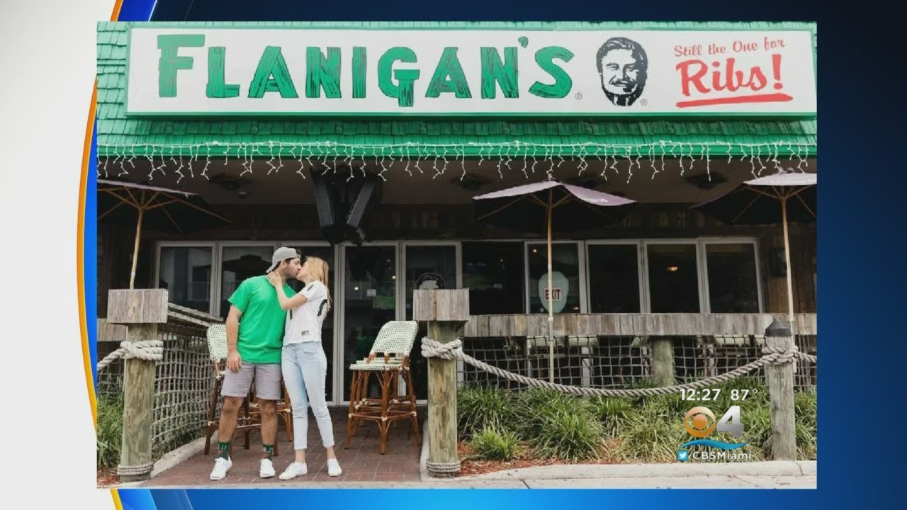 Miami Couple Gets Engaged At Flanigan's