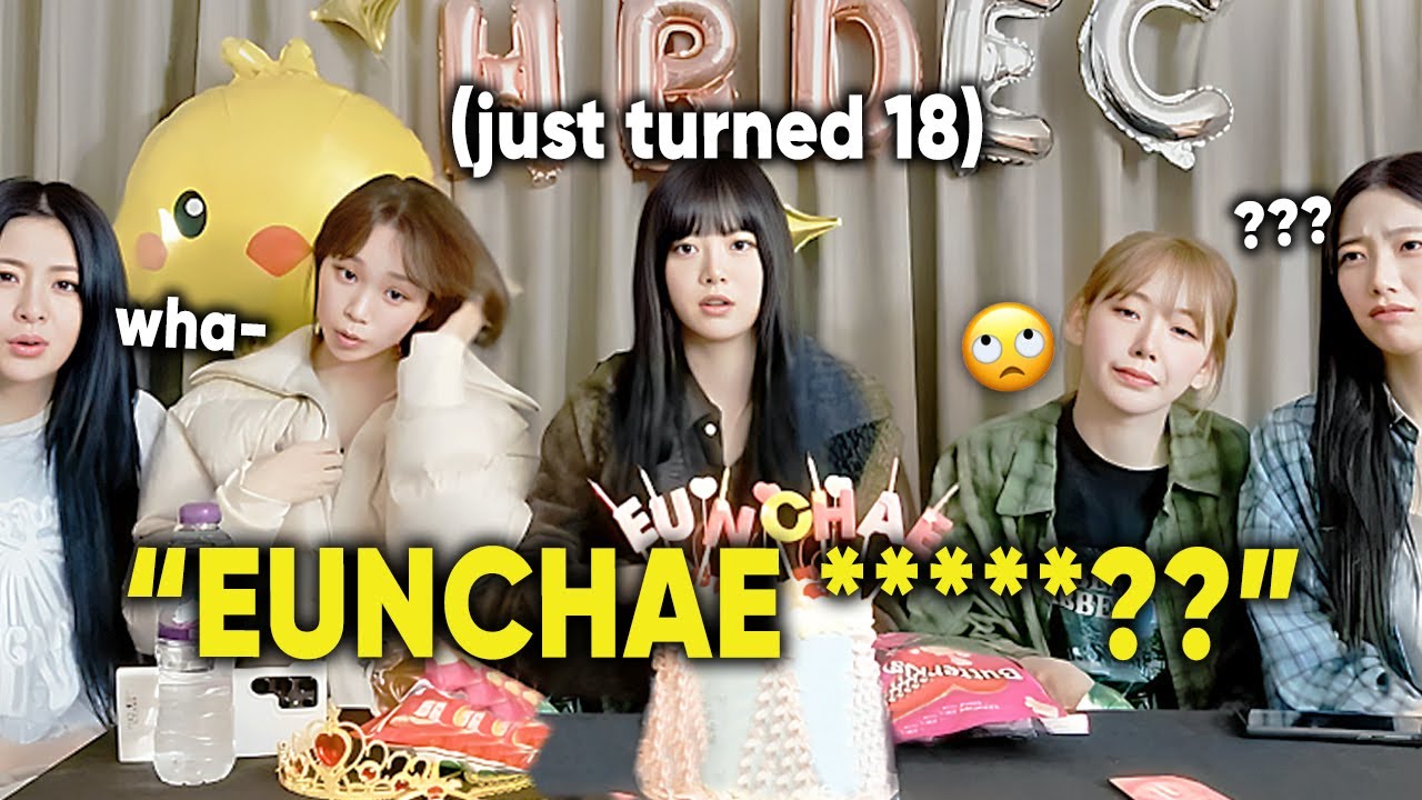 EUNCHAE encounters *flirty* comments during live right after she turned 18 👀