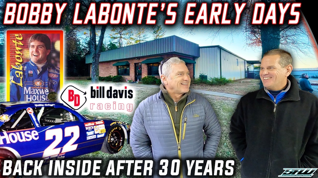 Bobby Labonte Explores Bill Davis Racing's First NASCAR Race Shop with Crew Chief Chris Hussey