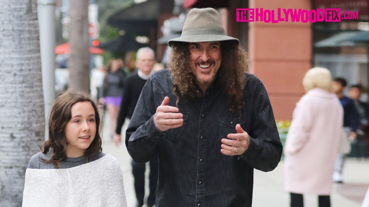 Weird Al Yankovic Steps Out With His Daughter Nina In Beverly Hills 1.4.17 - TheHollywoodFix.com
