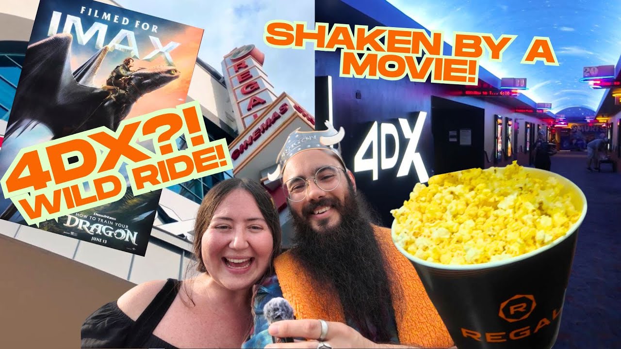 How to Train Your Dragon in 4DX! WILD Ride at Regal Pointe Orlando 🎢🔥