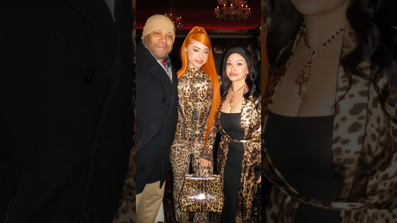 Ice Spice Parents at Kim K’s Skims Event ✨💫 #icespice #youtubeshorts #kimkardashian