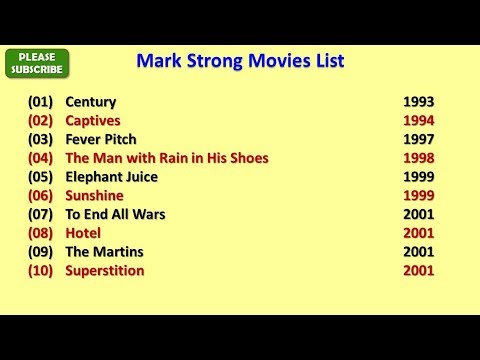 Mark Strong Movies List